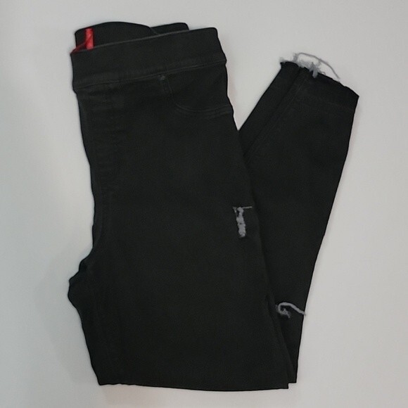 SPANX Distressed Raw Hem Jeggings size XL - Picture 1 of 9